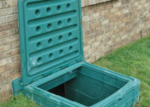 lockable crawl space access door installed in Arlington