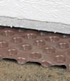 crawl space insulation installed in Denton over our extra large drainage matting