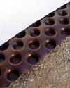 Crawl space drainage matting in a home in Denton, Texas