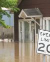neighborhood flooding in Denton