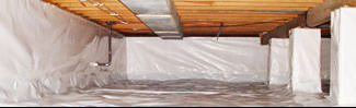 an encapsulated crawl space system in Mesquite