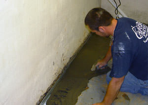 Restoring a concrete slab floor in Greater Dallas Fort Worth.