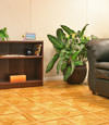 flooring with a parquet tile design installed in Grand Prairie, Texas