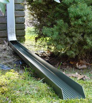 Gutter downspout extension installed in Duncanville