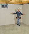 Mesquite basement insulation covered by EverLast™ wall paneling, with SilverGlo™ insulation underneath