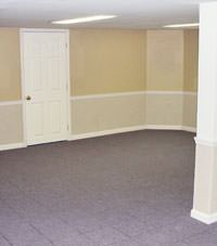 Plastic 20-mil vapor barrier for dirt basements, Denton, Texas installation