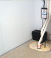 basement wall product and vapor barrier for Arlington wet basements