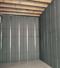 Thermal insulation panels for basement finishing in Arlington, Texas