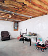 CleanSpace® basement wall vapor barrier installed in Frisco