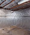 An energy efficient radiant heat and vapor barrier for a Duncanville basement finishing project