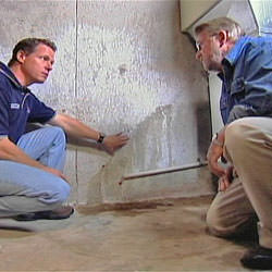 creating a basement waterproofing system with contractors in Bedford
